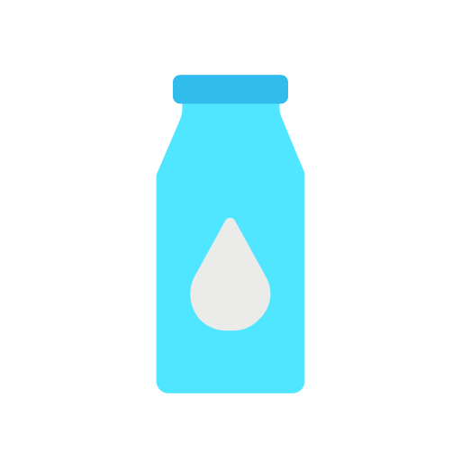 Бутылка воды Generic color fill иконка
