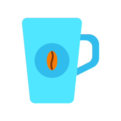 Кружка кофе Generic color fill иконка