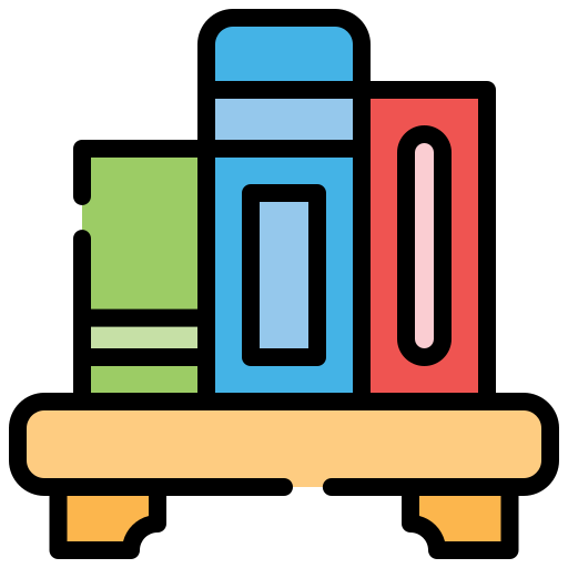 Bookshelf Generic color lineal-color icon