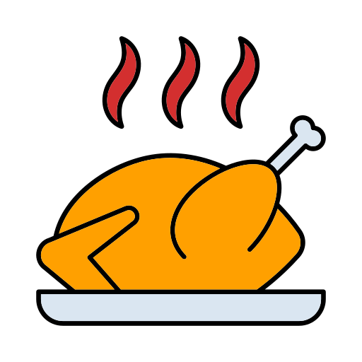 pollo Generic color lineal-color icono