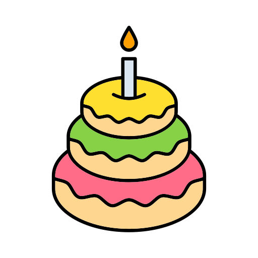 Cake Generic color lineal-color icon