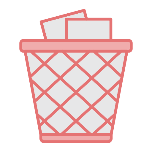 Paper bin Generic color lineal-color icon