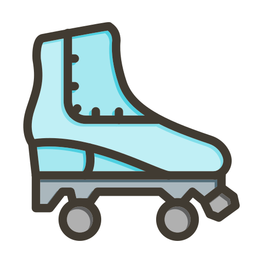 roller skates Generic color lineal-color icon