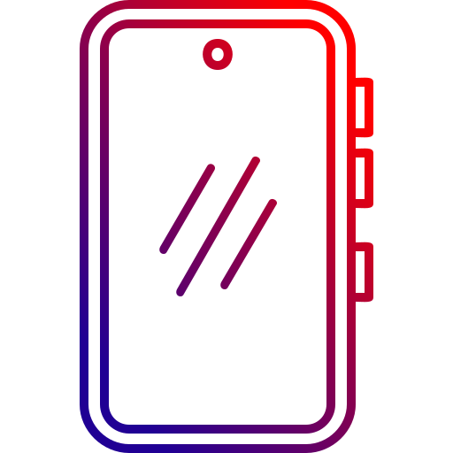 スマートフォン Generic gradient outline icon