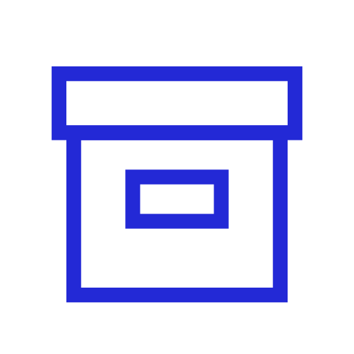 boîte Generic color outline Icône