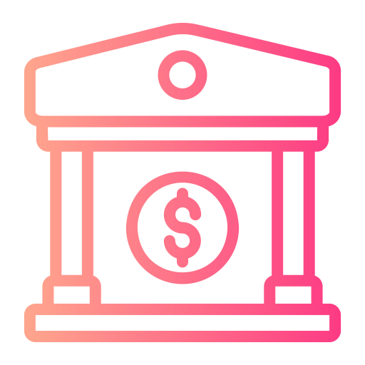 bank Generic gradient outline ikona
