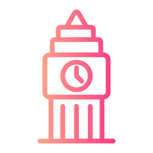 クロックタワー Generic gradient outline icon