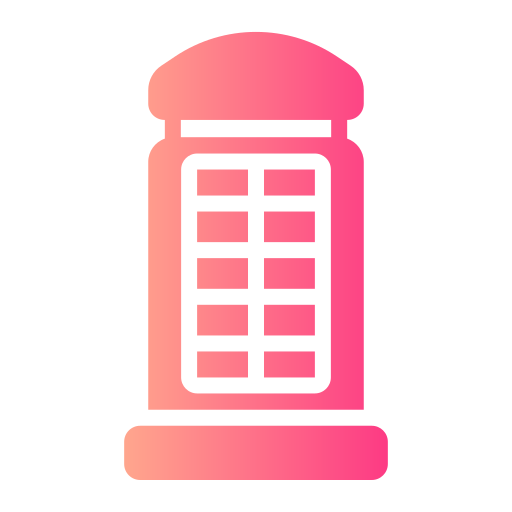 płatny telefon Generic gradient fill ikona