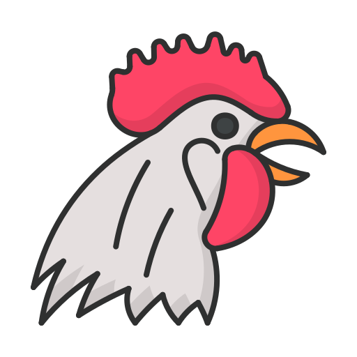 pollo Generic color lineal-color icona