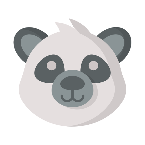 panda Generic color fill icono