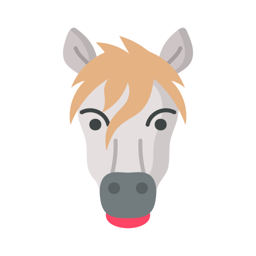cavallo Generic color fill icona