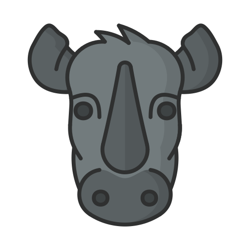 nashorn Generic color lineal-color icon