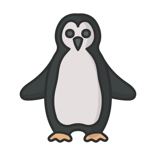 pinguino Generic color lineal-color icona