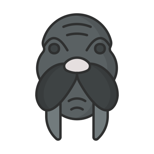 Walrus Generic color lineal-color icon