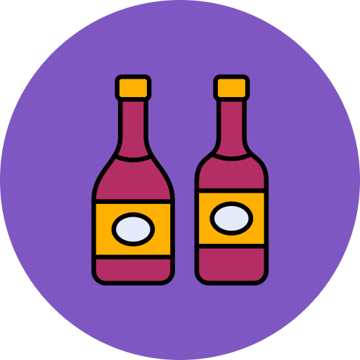 bouteilles de vin Generic color lineal-color Icône