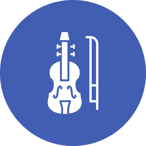 violín Generic color fill icono