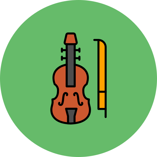 Violin Generic color lineal-color icon