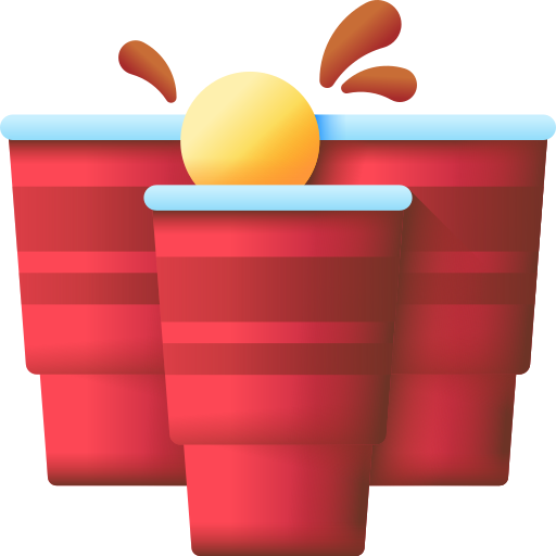piwny ping-pong 3D Color ikona
