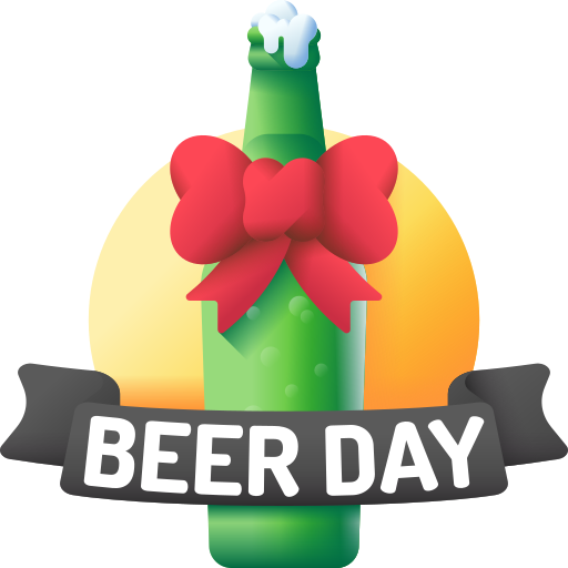 międzynarodowy dzień piwa 3D Color ikona