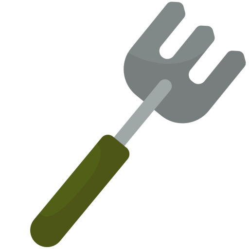 Garden fork Generic color fill icon