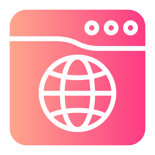 browser Generic gradient fill icon