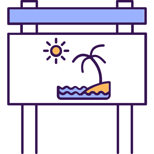 Пляжная доска Generic color lineal-color иконка