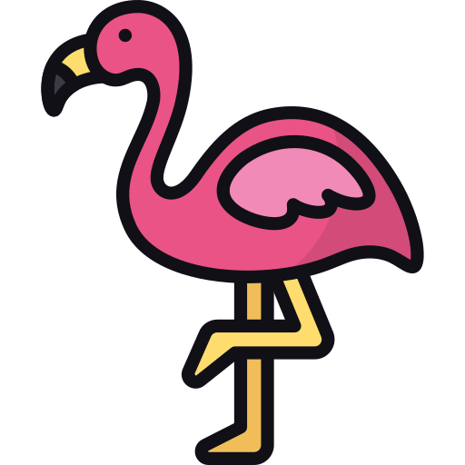 flamingo Generic color lineal-color icon