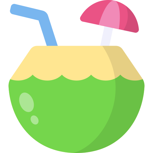kokosnusswasser Generic color fill icon