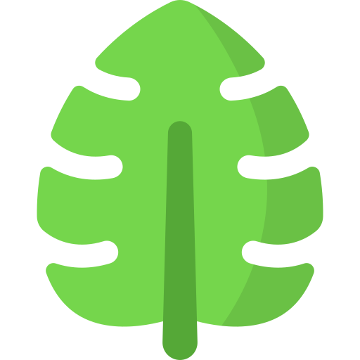 Tropical leaf Generic color fill icon