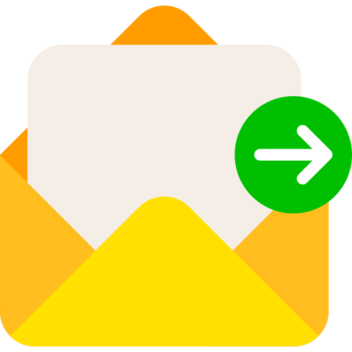 Forward message Generic color fill icon