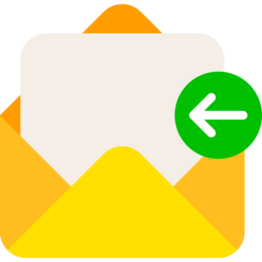 Receive mail Generic color fill icon