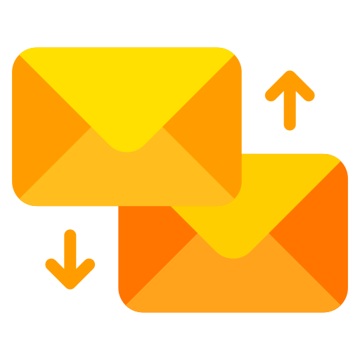 Exchange mails Generic color fill icon