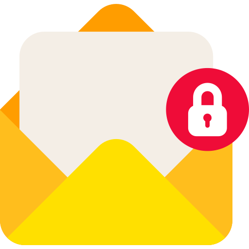 Confidential email Generic color fill icon