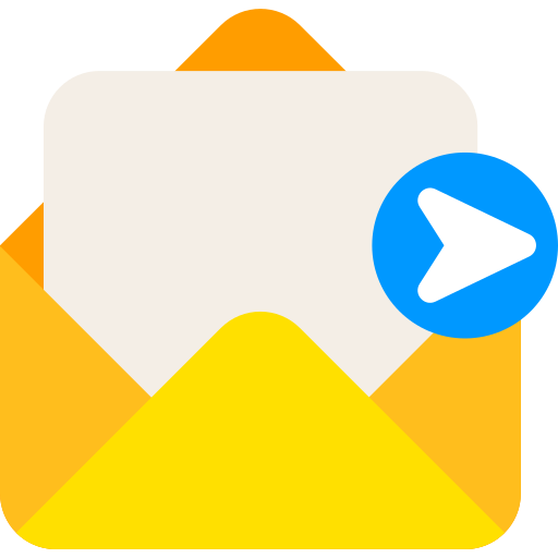 inviare una mail Generic color fill icona