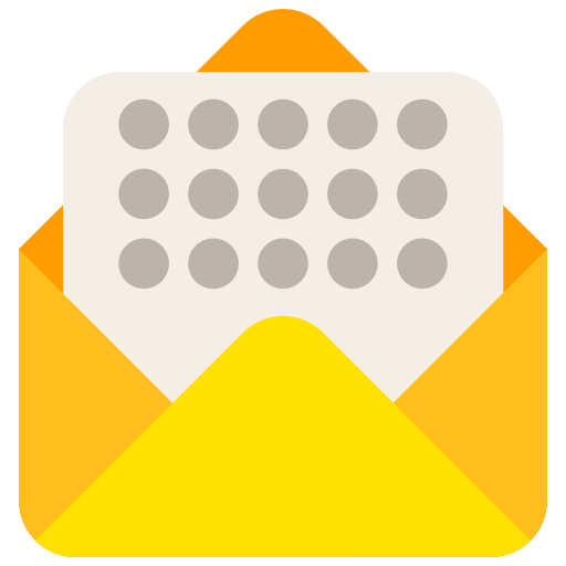 e-mail Generic color fill Icône