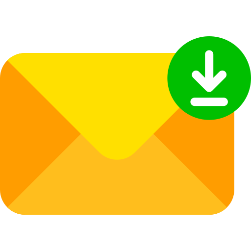 recibir correo Generic color fill icono