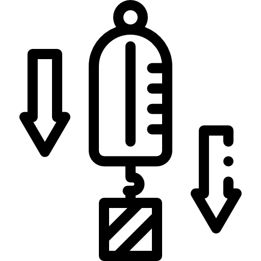 重力 Detailed Rounded Lineal icon