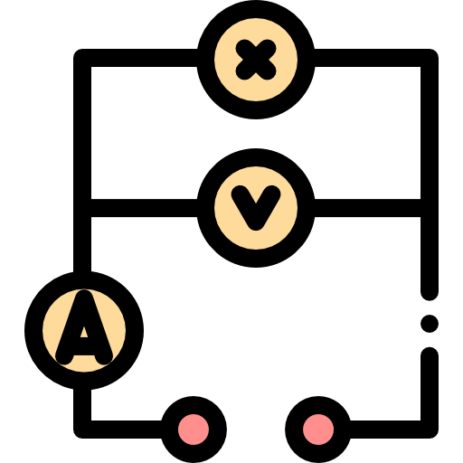 schaltkreis Detailed Rounded Lineal color icon