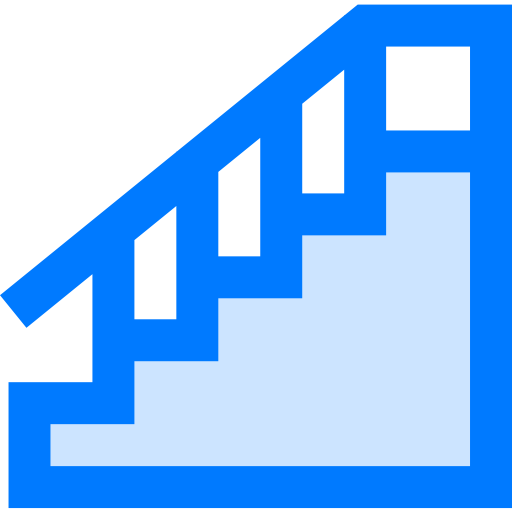계단 Vitaliy Gorbachev Blue icon
