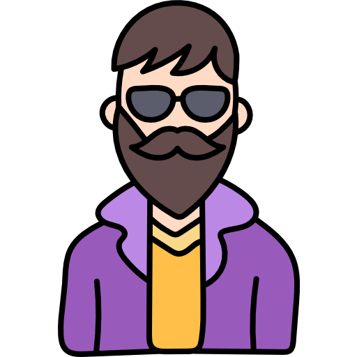 hipster Hand Drawn Color icono