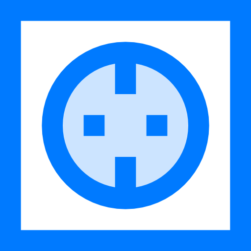 stopcontact Vitaliy Gorbachev Blue icoon