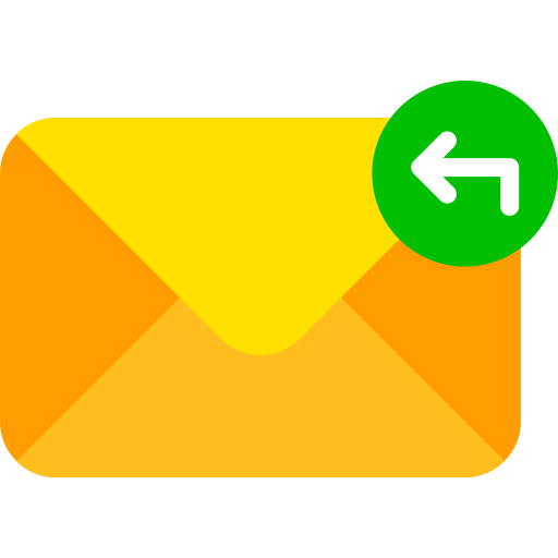 メールを受信する Generic color fill icon