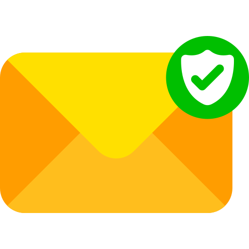 vertrouwelijke e-mail Generic color fill icoon