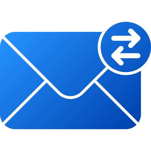 Échanger des courriers Generic gradient fill Icône