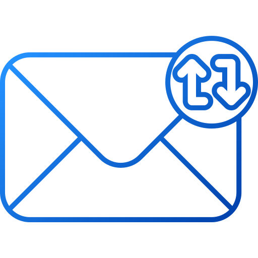 Exchange mails Generic gradient outline icon