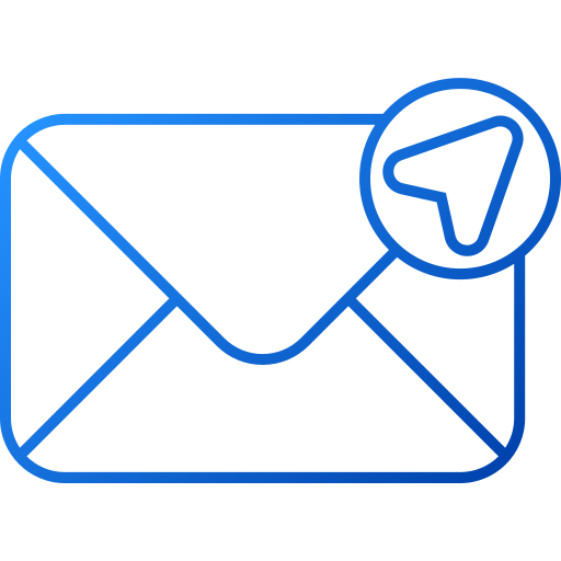 Send mail Generic gradient outline icon