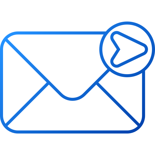 Send mail Generic gradient outline icon