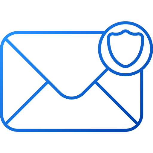 correo electrónico confidencial Generic gradient outline icono