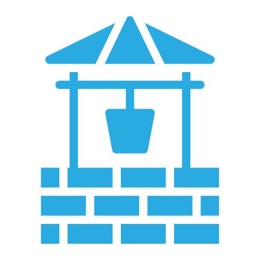 Water well Generic color fill icon