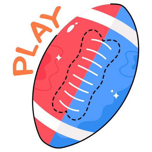 rugby Generic Sticker Color Lineal Color icon